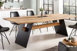 Design Esstisch GRAND OAK 240cm natur Wildeiche Massivholz