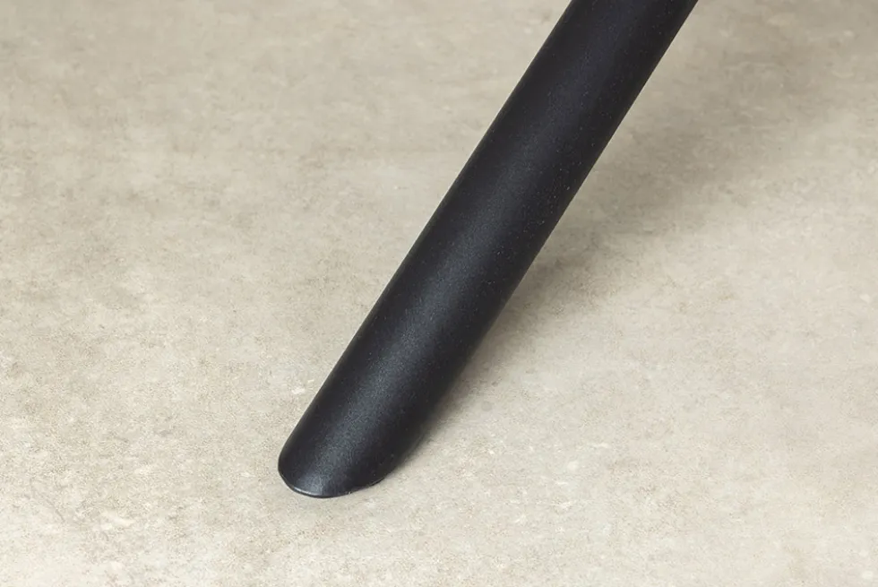 Design Esstisch OSAKA 160cm anthrazit Keramik schwarz Sterngestell Metall