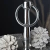Design Etagere ORIENT 50cm silber im Wild Hammerschlag mit drei Etagen
