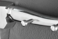 Design Garderobe BULL 100cm Aluminium Wanddekoration Stierkopf