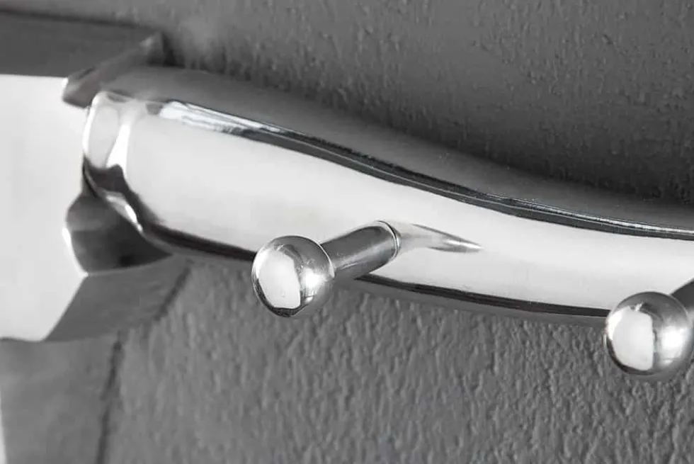 Design Garderobe BULL 100cm Aluminium Wanddekoration Stierkopf