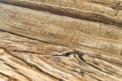 Design Glas Esstisch BARRACUDA 220cm natur Teak Massivholz schwarz Kufengestell