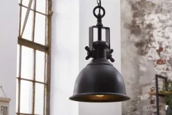 Design Hängelampe INDUSTRIAL 45cm schwarz bronze Industrial Stil