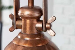 Design Hängelampe INDUSTRIAL 45cm kupfer geflammt Industrial Stil