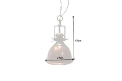 Design Hängelampe INDUSTRIAL 45cm kupfer geflammt Industrial Stil
