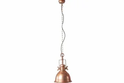 Design Hängelampe INDUSTRIAL 45cm kupfer geflammt Industrial Stil