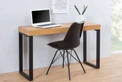 Design Konsole OAK DESK 120cm Eiche Vintage Metallgestell Schreibtisch