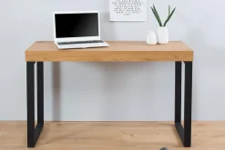 Design Konsole OAK DESK 120cm Eiche Vintage Metallgestell Schreibtisch
