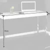 Design Konsole WHITE DESK 120cm weiß Hochglanz Bürotisch