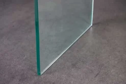Design Konsolentisch FANTOME 100cm Glas transparent mit Ablage