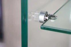 Design Konsolentisch FANTOME 100cm Glas transparent mit Ablage