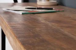 Design Konsolentisch IRON CRAFT 115cm Mangoholz Eisen Schreibtisch