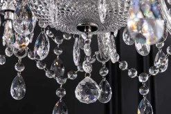 Design Kronleuchter CRYSTAL XL 80cm klar Acryl 15-armig Lüster