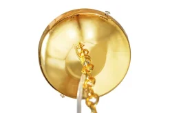 Design Kronleuchter DIAMONDS S 40cm gold Acryl 5-armig Barock Design