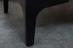 Design Nachttisch BOUTIQUE 50cm dunkelgrau Samt zwei Schubladen