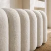 Design Polsterbank VOGUE 95cm beige Bouclé Bettbank