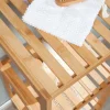 Design Regal LAGOON SPA 145cm Bambusholz vier Fächer Badregal