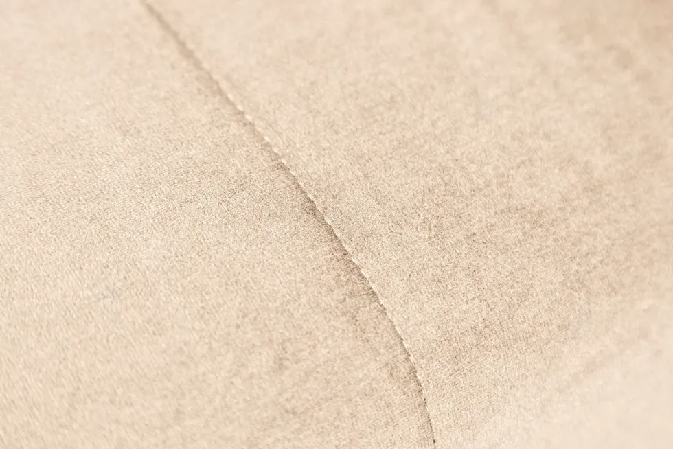 Design Schlafsofa PETIT BEAUTÉ 180cm champagner beige Samt 3-Sitzer
