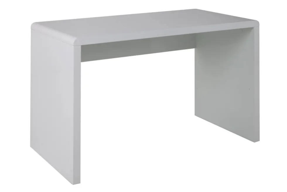 Design Schreibtisch FAST TRADE 120cm weiß Hochglanz Bürotisch