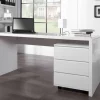 Design Schreibtisch FAST TRADE 160cm weiß Hochglanz Computertisch
