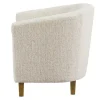 Design Sessel HEMINGWAY beige Bouclé Tweed Soft mit Armlehnen Cocktailsessel