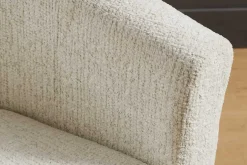 Design Sessel HEMINGWAY beige Bouclé Tweed Soft mit Armlehnen Cocktailsessel
