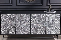 Design Sideboard HERITAGE 160cm Mosaik-Intarsien Kunsthandwerk