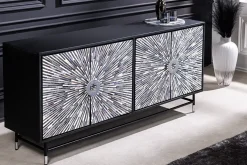 Design Sideboard HERITAGE 160cm Mosaik-Intarsien Kunsthandwerk