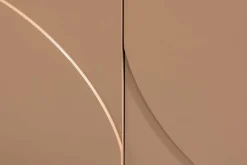 Design Sideboard SAVOY 180cm grau beige greige Travertin Keramik Stauraum 3D-Front