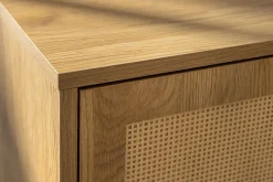 Design Sideboard VIENNA 120cm natur Wiener Geflecht Kommode