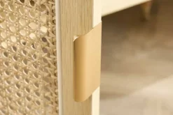 Design Sideboard VIENNA 155cm Wiener Geflecht Rattan Kommode mit Schubladen