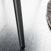 Design Sitzbank BOUTIQUE 100cm dunkelgrau Cord schwarze Metallbeine