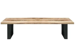 Design Sitzbank IRON CRAFT 170cm Mangoholz Eisen Industrial Design