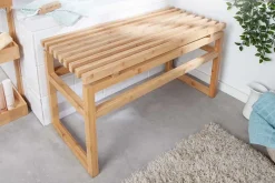 Design Sitzbank LAGOON SPA 75cm Bambusholz Badezimmerbank