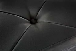 Design Sitzbank MODERN BAROCK 175cm schwarz Samt gold Edelstahl