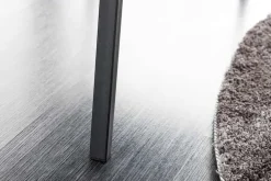 Design Sitzbank PETIT BEAUTÉ 80cm senfgelb Cord schwarzes Gestell