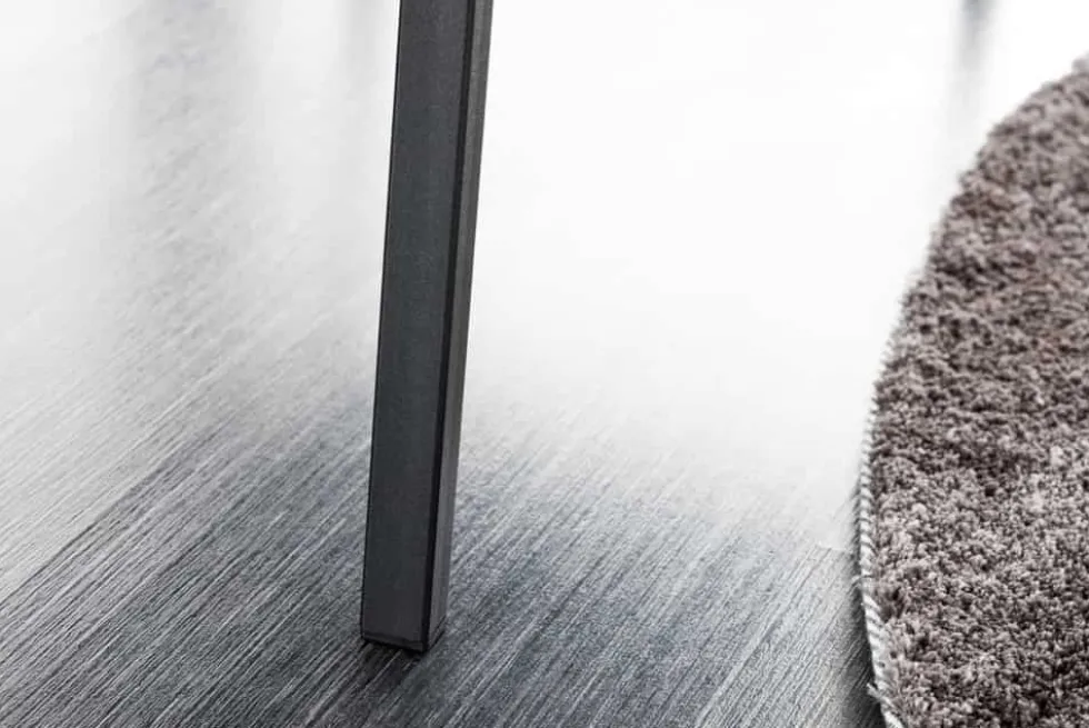 Design Sitzbank PETIT BEAUTÉ 80cm senfgelb Cord schwarzes Gestell