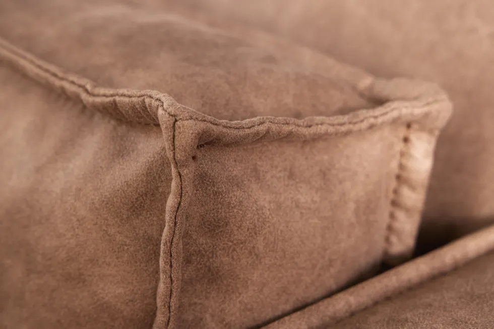 Design 3-Sitzer Sofa BOSSA NOVA 260cm antik taupe Microfaser Couch Wohnzimmer