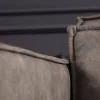 Design 3-Sitzer Sofa BOSSA NOVA 260cm antik dunkelgrau Microfaser Couch Wohnzimmer