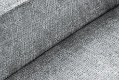 Design 3-Sitzer Sofa BOSSA NOVA 260cm grau Chenille XXL-Couch