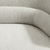Design Sofa GATSBY 230cm beige Chenille Federkern 3-Sitzer Couch Rundum-Bezug