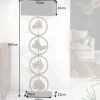 Design Stehlampe ELEMENTS 147cm schwarz Baumwollschirm Fuß mit Massivholz