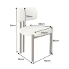 Design Stuhl BELLANO creme beige Chenille Cremona Metallgestell Walnuss