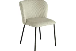 Design Stuhl LYON mint Cord schwarze Metallbeine