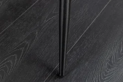 Design Stuhl ROADSTAR antik braun schwarze Metallbeine