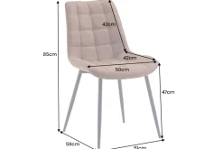 Design Stuhl ROADSTAR antik braun schwarze Metallbeine