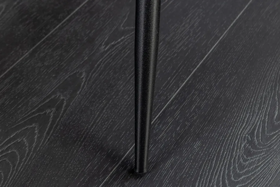 Design Stuhl ROADSTAR grau schwarze Metallbeine