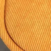 Design Stuhl SCANDINAVIA MEISTERSTÜCK senfgelb Cord schwarze Metallbeine