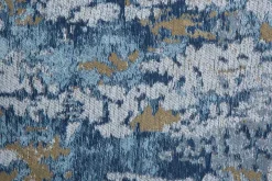 Design Teppich ABSTRAKT 240x160cm blau Baumwolle