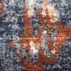 Design Teppich MODERN ART 230x160cm grau kupfer Kurzflor Indoor-Teppich